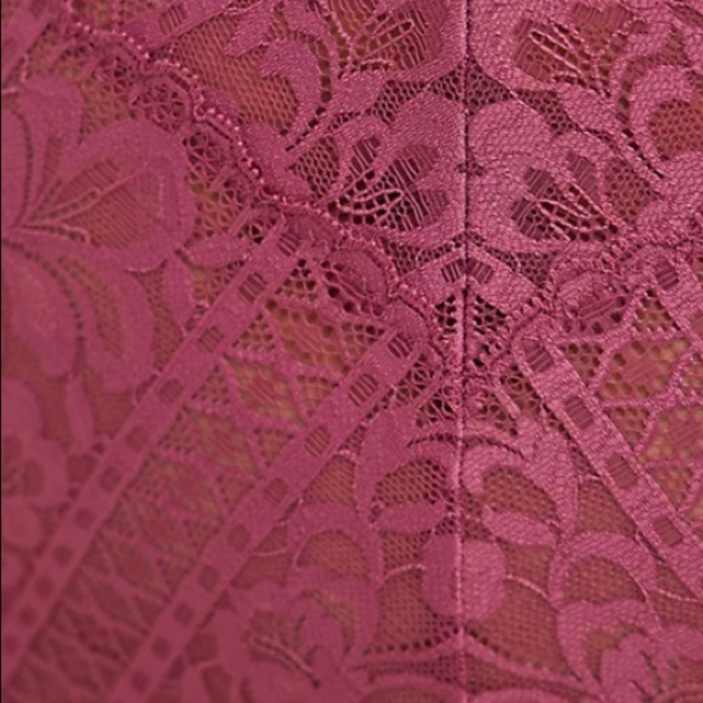 TORRID NWT UNDERWIRE BODYSUIT - LACE & MESH VIOLET - Picture 3 of 8